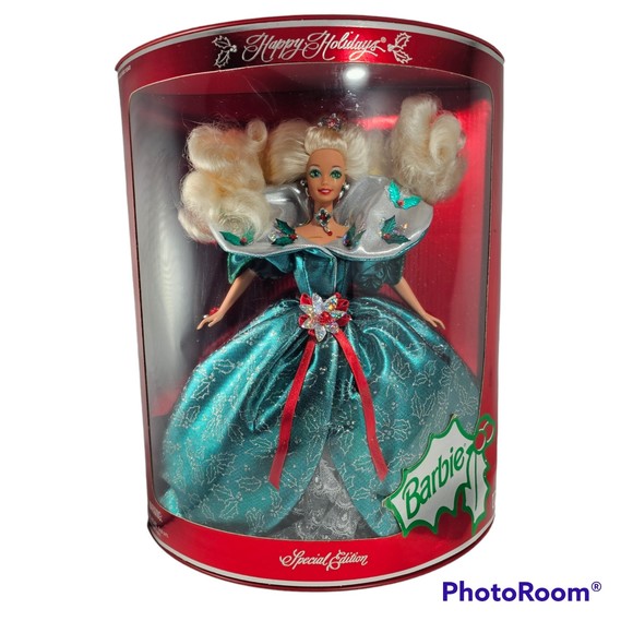 Barbie Other - Special Edition Happy Holidays Barbie NIB 1995 Vintage Collector #14123